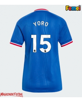 Manchester United Leny Yoro #15 Tricou Fotbal Replică 2026-27 Femei Deplasare